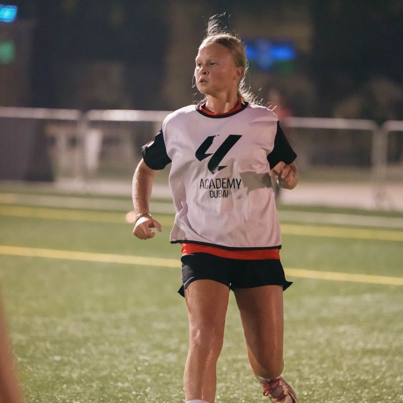 The best girls football coaching in dubai is in LaLiga Academy Dubai in Dubai Sports City