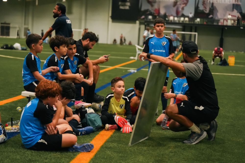 football training for beginners near Dubai Sports City at LaLiga Academy Dubai
