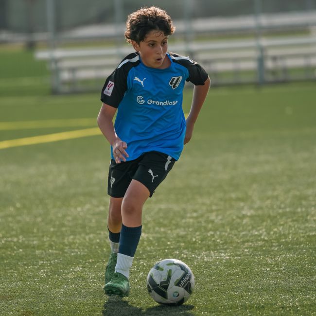 psg academy dubai had a difficult DOFA league against LaLiga Academy Dubai in 2024 2025 season (2)